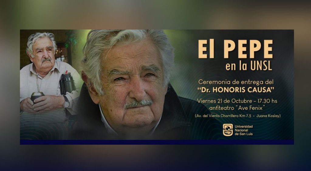 Trasladan la distinción a «Pepe» Mujica al Ave Fénix Facultad de