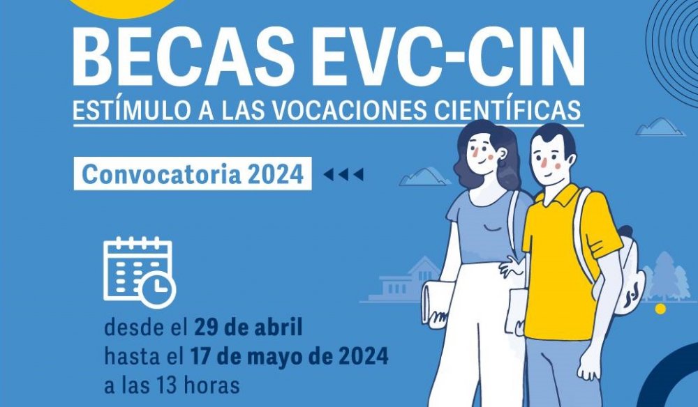 Convocatoria 2024 de las Becas EVC-CIN-front